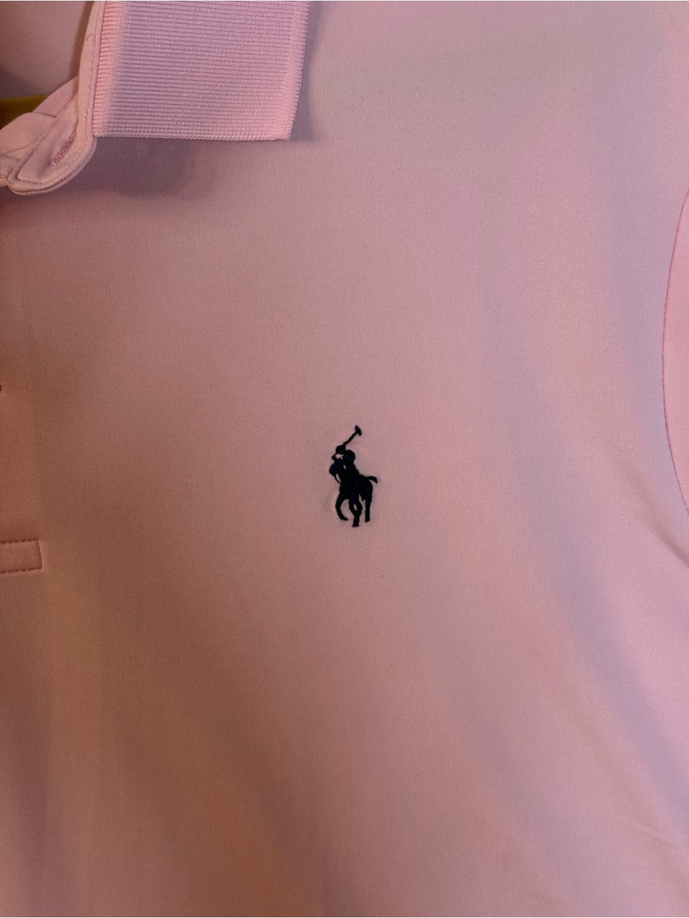 Polo by Ralph Lauren Men's Performance Classic Pink Polo Shirt - Picture 6 of 10